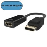 Dp à hdmi 4k - = 0. 5 m - câble adaptateur vidéo dp ou mini dp vers hdmi, convertisseur vga dvi compatible ... Dp à hdmi 4k - = 0. 5 m - câble adaptateur vidéo dp ou mini dp vers hdmi, convertisseur vga dvi compatible ...