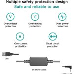 Dr - e10 lp - e10 dummy batterie + 5v - 8. 4v cble usb pilote ack - e10 + qc3. 0 usb adaptateur chargeur ...