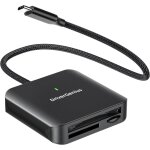 Drivergenius mediax 3f lecteur de carte usb - c 3 - en - 1 cfast 2. 0 - prise en charge sd4. 0, microsd4. ...