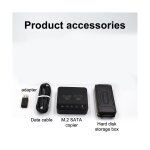 Duplicateur m. 2 sata bo�tier ssd m. 2 sata dual bay station d'accueil pour disque dur externe avec clone ...