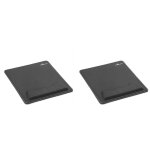 Durable lot de 2 tapis de souris ergotop avec repose - poignet anthracite