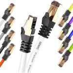 Duronic cat8 we câble ethernet 0, 5 m blanc s / ftp paire torsadée écrantée et blindée bande passante ... Duronic cat8 we câble ethernet 0, 5 m blanc s / ftp paire torsadée écrantée et blindée bande passante ...