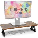 Duronic dm06 - 1 aw support pour moniteur en mdf 62 x 30 cm r�hausseur d'�cran d'ordinateur portable ...