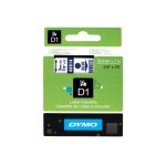 Dymo d1 - bleu sur blanc - rouleau (0, 9 cm x 7 m) 1 rouleau(x) �tiquettes - pour labelmanager; labelpoint ...