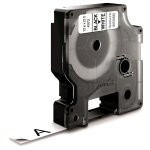 Dymo d1 - standard etiquettes - noir sur blanc - 12mm x 7m