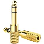 E - bell adaptateur jack stro 6, 35 mm mle vers 3, 5 mm femelle plaqu, adaptateur jack 6, 35 3, 5 ...