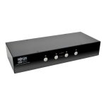 Eaton tripp lite series 4 - port displayport kvm switch w / audio, cables and usb 3. 0 superspeed hub ...