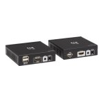 Eaton tripp lite series hdmi hdbaset kvm console extender over cat6 - 2 usb ports, ir, 4k @ 30 hz, 1080p ...