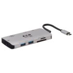 Eaton tripp lite series usb - c portable docking station - hdmi 4k @ 30 hz, usb - a / c, gbe, sd / micro ...