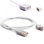 Ecence huawei p8 lite aimant cable de charge micro usb magnetique chargeur android cable de donnees samsung ...