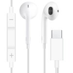Ecouteurs earpods usb c kit mains libres cble anti - sueur original apple blanc
