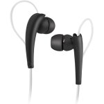 Ecouteurs intra - auriculaires sport filaire avec arceaux ergonomiques, microphone intgr, touche  ...