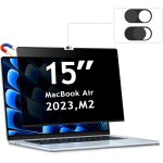 Ecran de confidentialit� magn�tique amovible et anti - lumi�re bleue pour macbook air 15  2023 - 2025 ...