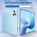 Ecran hd entierement nouveau tablette 5 + 128g pro avec carte slot 10 pices appel global 5g bleu chinois ...