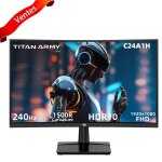Ecran de jeu titan army c24a1h, cran va incurv 1500r de 23, 6 pouces, 1920 x 1080, taux de rafrachissement ...