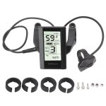 Ecran lcd 24 v 36 v 48 v 52 v 800 s compatible avec le contr�leur bafang pour la modification du v�lo ...