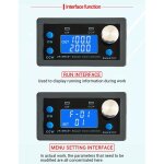 Ecran num�rique intelligent lcd pas � pas 42 57, moteur pwm dc r�glable, contr�leur de vitesse, synchronisatio ...