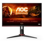Ecran pc aoc g2 27g2 / bk 27  1920 x 1080 full hd led noir et rouge