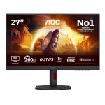 Ecran pc aoc g4 q27g4zrad 27  2560 x 1440 noir et rouge