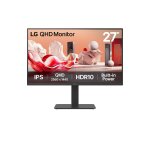 Ecran pc lg 27ba54qb - b 27  2560 x 1440 quad hd lcd noir