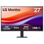 Lg 27u421a - b - ecran lcd - incurv� - 27  - 1920 x 1080 full hd (1080p) @ 100 hz - va - 250 cd / m - ...