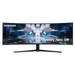 Ecran pc samsung ls49ag954nu 49  5120 x 1440 pixels 5k ultra hd lcd noir, blanc