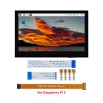 Ecran tactile dsi 4. 3 pouces pour raspberry pi 5 4b 3b + 3b, moniteur lcd 800x480 pour rpi 5 4b 3b + ...