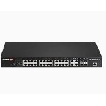 Edimax routeur filaire switch rseau gs5424plc v2 gs5424plc v2 24 + 4 ports 10 / 100 / 1000 mbit / s ...