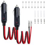 Eifj - adaptateur allume - cigare mle 12v / 24v avec cble 16awg, prise allume - cigare secteur universelle, ...