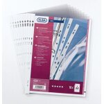 Elba pochettes perfores sm3, a4, pvc, 0, 10 mm, transparent