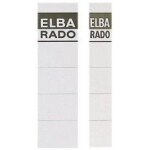 Elba tiquette dorsale enfichable, blanche, (h)15, 9 x (l)4, 4