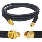 Elev� c�ble coaxial sma m�le vers sma femelle 1m rg58 / u c�ble d'extension sma c�ble rallonge sma c�ble ...