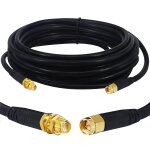 Elevé rg58 / u sma à sma câble 5m sma mâle à sma femelle 50 ohms câble coaxial sma wifi câble d'antenne ... Elevé rg58 / u sma à sma câble 5m sma mâle à sma femelle 50 ohms câble coaxial sma wifi câble d'antenne ...