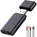 Emetteur récepteur bluetooth 5. 0, adaptateur usb bluetooth sans fil faible latence transmetteur, double ... Emetteur récepteur bluetooth 5. 0, adaptateur usb bluetooth sans fil faible latence transmetteur, double ...