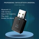 Emetteur - rcepteur bluetooth 5. 3, adaptateur z fm 87. 5 - 108 successif, appel mains libres, mini ...