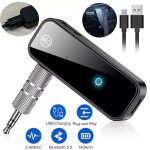Emetteur - récepteur sans fil compatible bluetooth pour voiture, adaptateur usb 2 en 1, audio de voiture, ... Emetteur - récepteur sans fil compatible bluetooth pour voiture, adaptateur usb 2 en 1, audio de voiture, ...