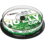 Emtec - 10 x dvd - r - 4. 7 go (120 minutes) 16x - argent - spindle