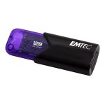 Emtec b110 click easy 3. 2 - cl� usb - 128 go - usb 3. 2 gen 1 - violet, noir