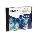 Emtec - bd - re - 25 go 2x - argent - bo�tier cd