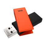Emtec c350 brick - cl usb - 128 go - usb 2. 0 - orange