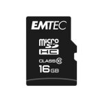 Emtec - carte mmoire flash - 16 go - class 10 - micro sdhc