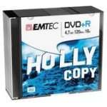 Emtec classic - 10 x dvd + r - 4. 7 go ( 120 minutes ) 16x - argent(e) - botier cd troit