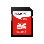 Emtec jumbo super - carte mmoire flash - 8 go - class 4 - sdhc