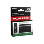 Emtec k100 - clé usb - 16 go - usb 2. 0 (pack de 10) Emtec k100 - clé usb - 16 go - usb 2. 0 (pack de 10)