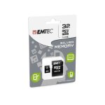 Emtec mini jumbo super - carte m�moire flash (adaptateur microsdhc - sd inclus(e)) - 32 go - class 4 ...
