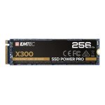 Emtec power pro x300 - ssd - 256 go - interne - m. 2 2280 - pcie 3. 0 x4 (nvme)
