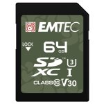 Carte sd emtec 64 go uhs - i u3 v30 pour l'exterieur