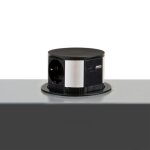 Emuca multiconnecteur vertikal push diamètre 100mm, 3 prises de type schuko, 1 usb type a, 1 usb type ... Emuca multiconnecteur vertikal push diamètre 100mm, 3 prises de type schuko, 1 usb type a, 1 usb type ...