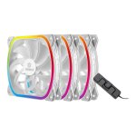 Enermax squa rgb ucsqargb12p - w - bp3 - ventilateur châssis - 120 mm - blanc Enermax squa rgb ucsqargb12p - w - bp3 - ventilateur châssis - 120 mm - blanc