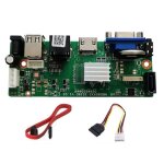 Enregistreur vid�o num�rique en r�seau h265 / h264, 16chx4k, 5mp, 1 c�ble sata, pour la d�tection de ...